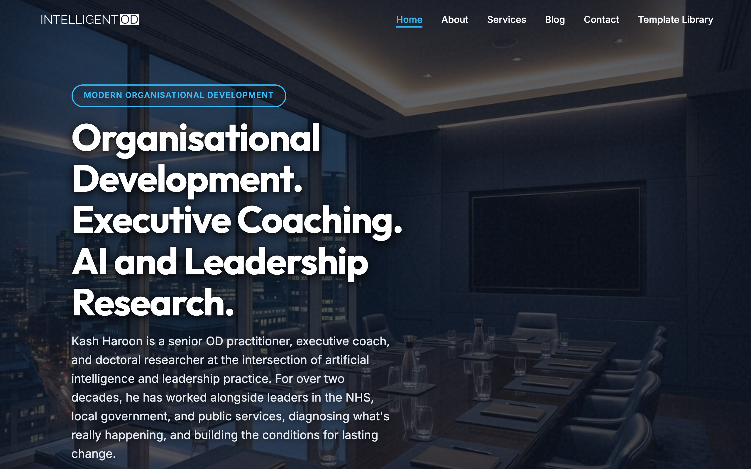 Intelligent OD website